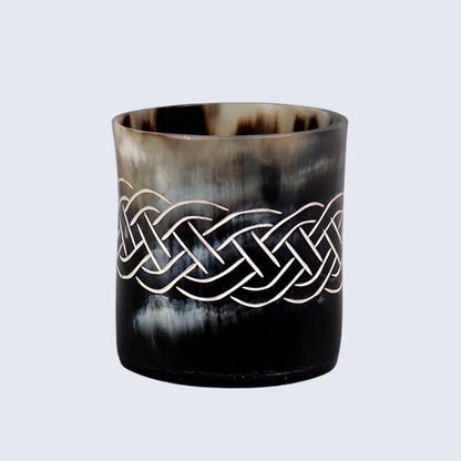 Horn Whiskey Shot Glasses Pack (4,8 & 12) – Hold Up to 6.5oz, Knot