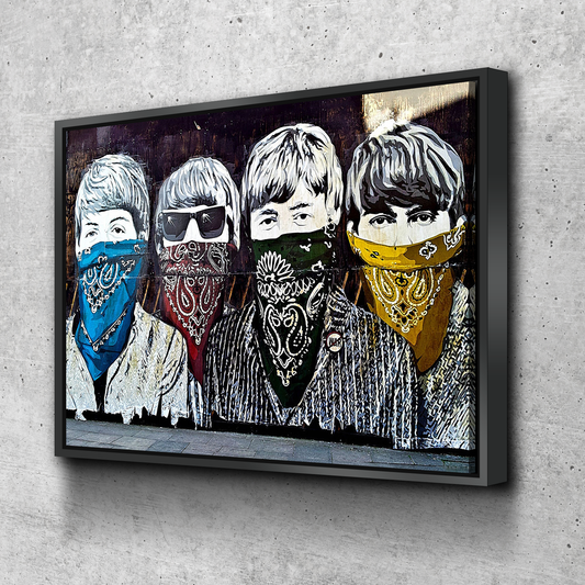 Banksy Prints | Banksy Canvas Art | Banksy Prints for Sale | Graffiti Canvas Art | Banksy Beatles