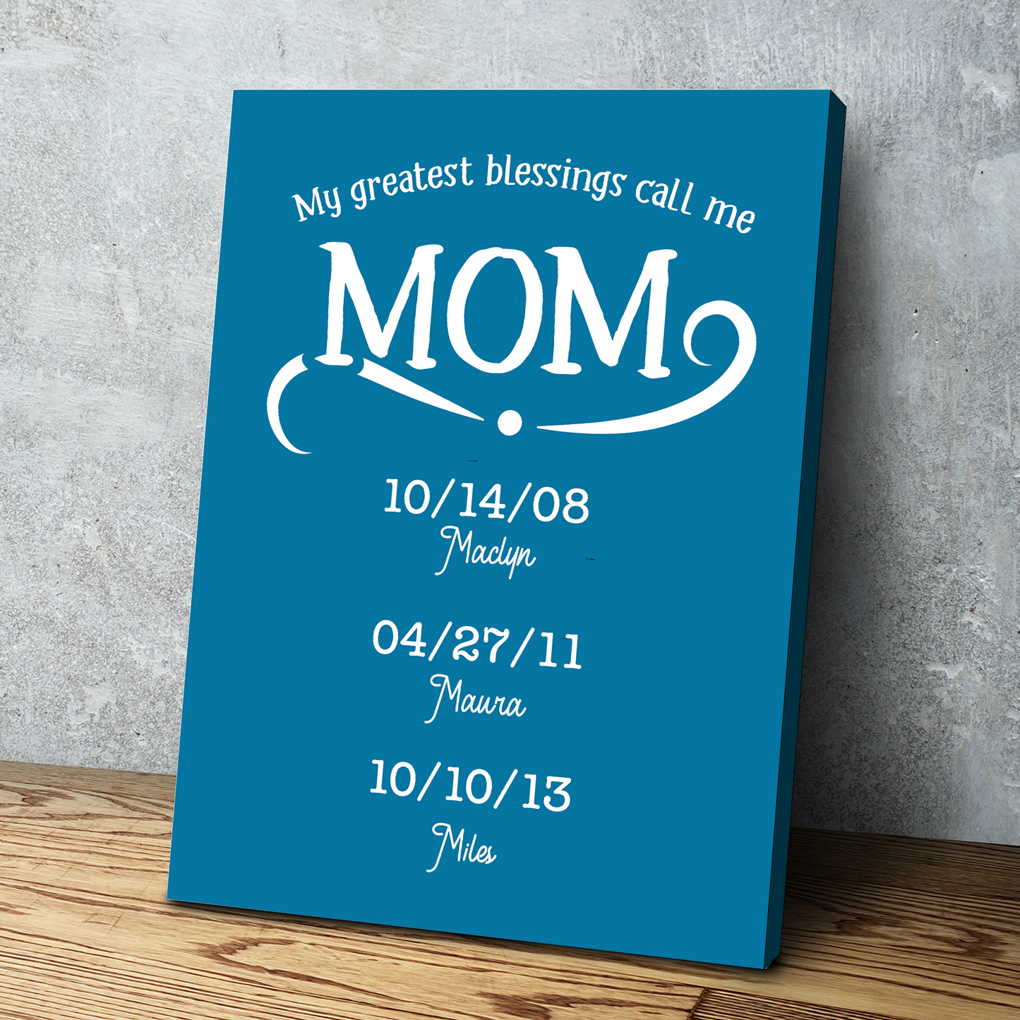 Personalized Gifts for Mom | Mothers Day Canvas | Mom Canvas | Canvas Wall Art