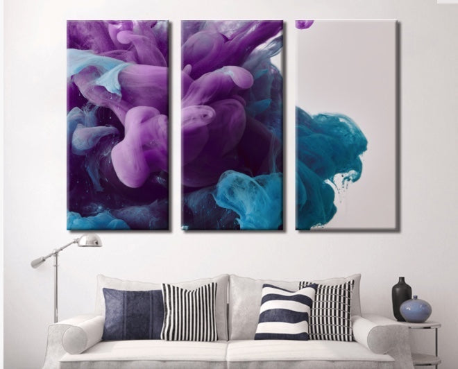 Abstract Ink Wall Canvas Art