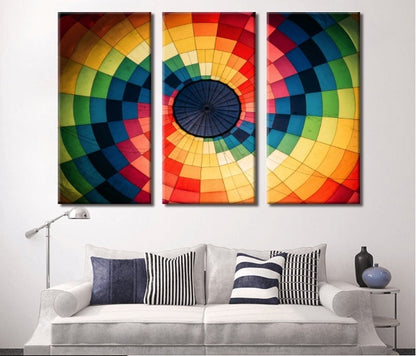 Abstract Hot Air Balloon Wall Art