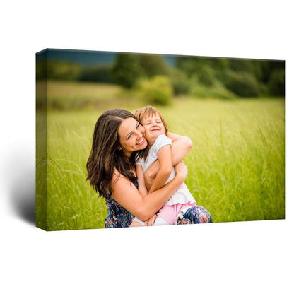 Valentines Day Gift for Him and Her | Personalized Photo to Print Canvas Wall Art