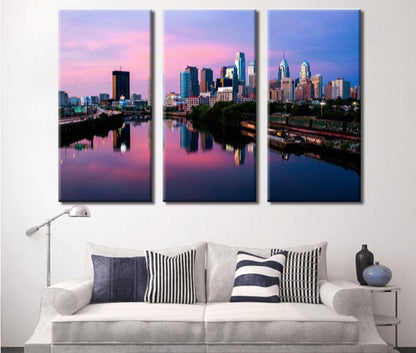 Philadelphia Skyline on Canvas, Large Wall Art, Philadelphia Print, Philadelphia art, Philadelphia Photo, Philadelphia Canvas