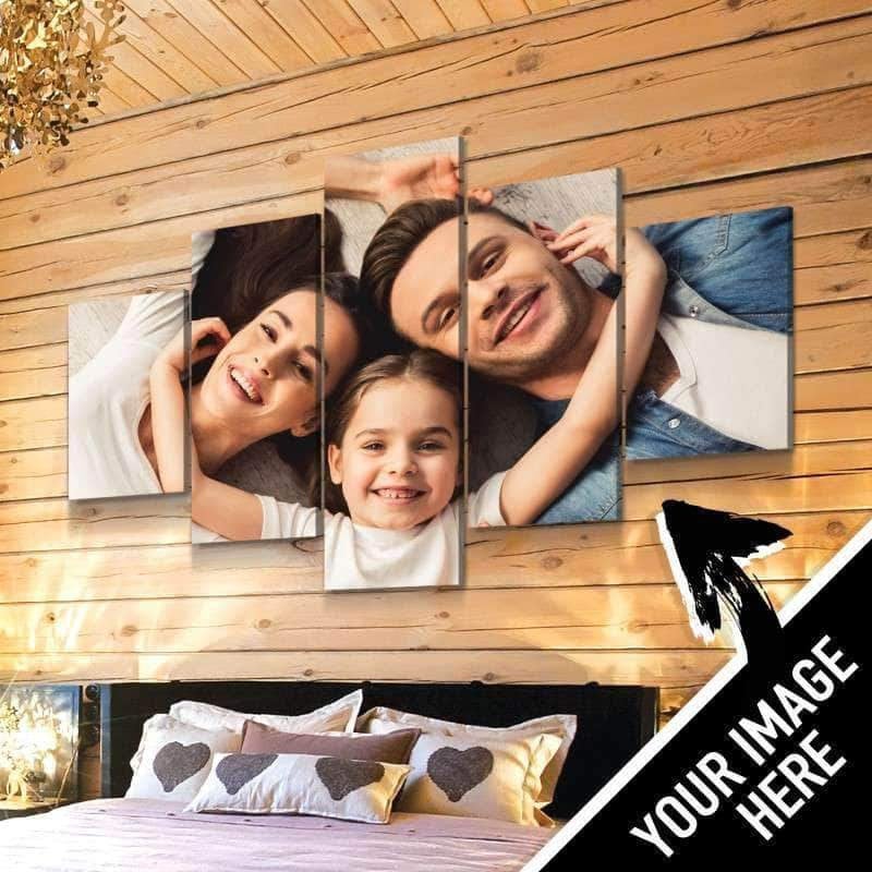 Valentines Day Gift for Him and Her | Personalized Photo to Print Canvas Wall Art