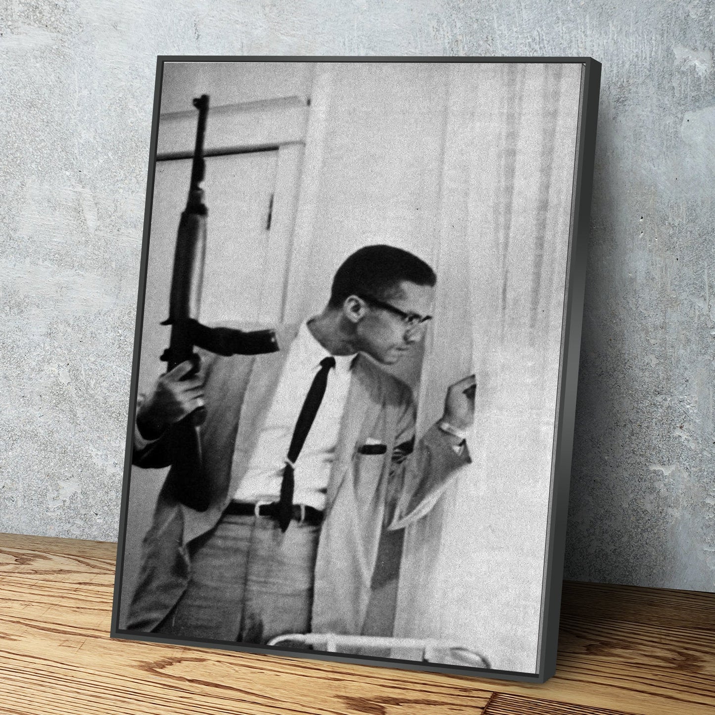 Malcolm X Poster | Window Canvas Wall Art