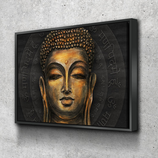 Buddha Wall Art Indian Wall art Spiritual Art yoga art print zen wall art buddha wall decor esoteric art Canvas Wall Art Ready to Hang