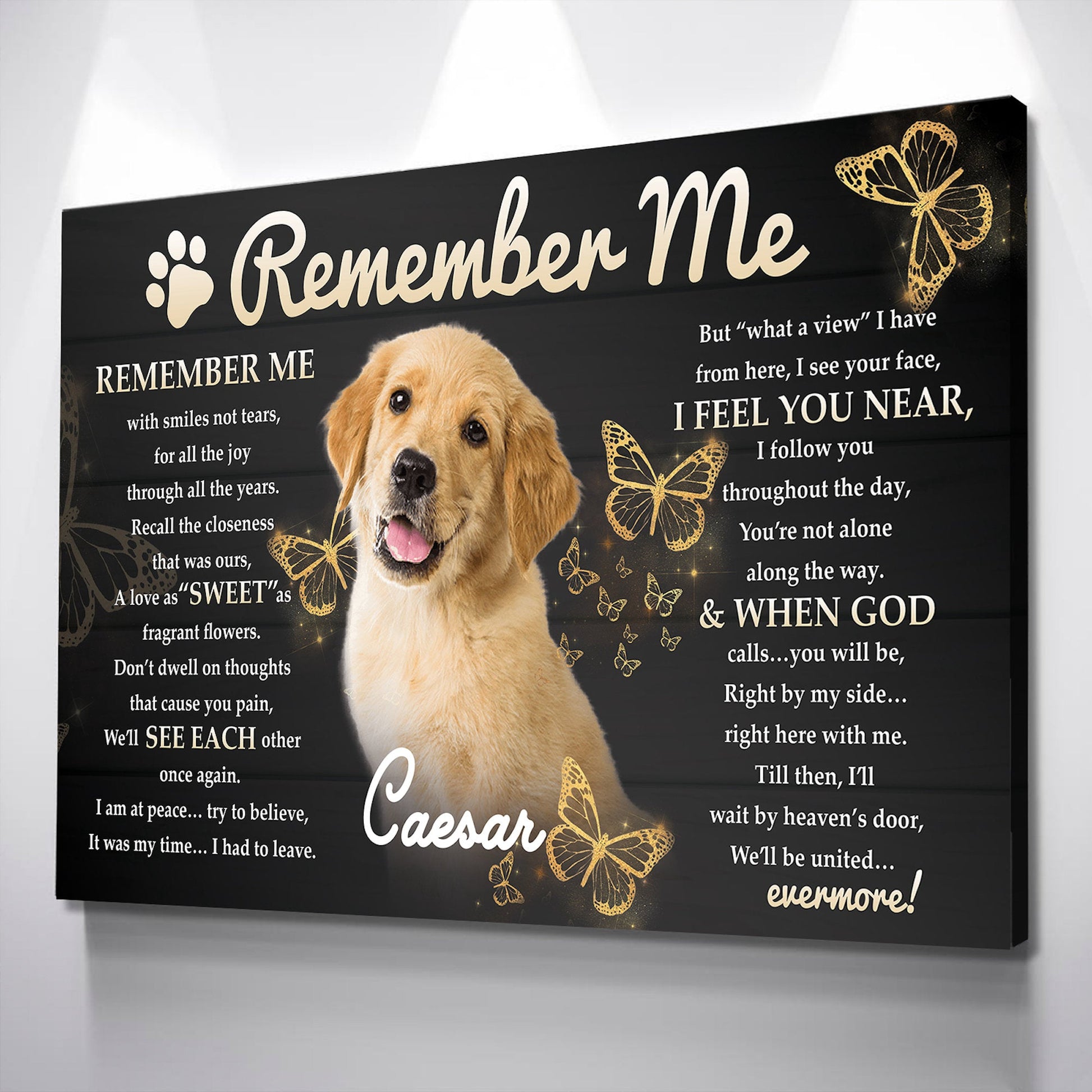 Pet Memorial Gift Dog Memorial Gift Loss Of Dog Mom Custom Pet Portrait In Memory Of Pet Sympathy Gift Personalized Pet Remembrance Gift