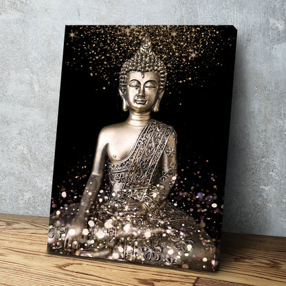 Buddha Wall Art Indian Wall art Spiritual Art yoga art print zen wall art buddha wall decor esoteric art Canvas Wall Art Ready to Hang