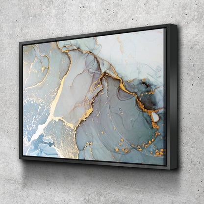 Marble Wall Art Modern Abstract Canvas Artwork Contemporary Home Decor Canvas Wall Art Ready to Hang Canvas