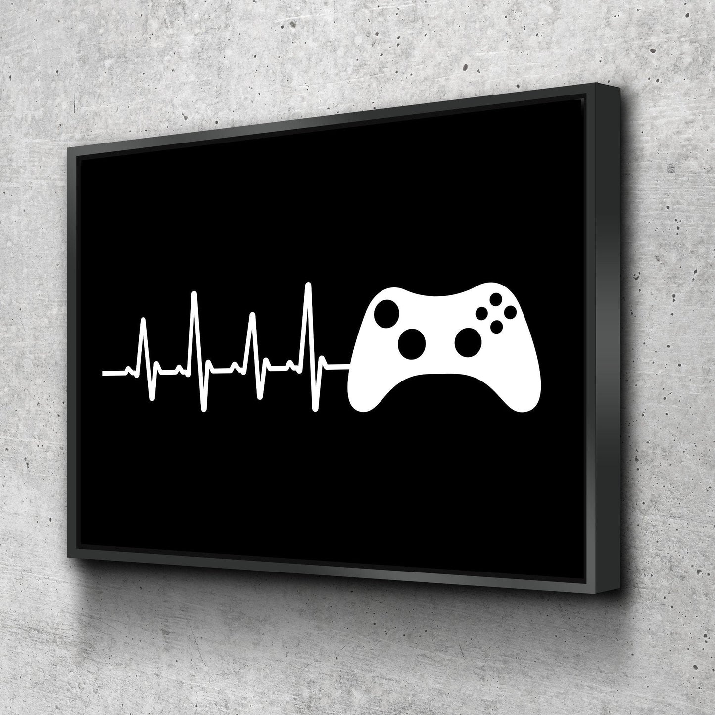 Gamer Life - Video Gamer Decor - Gamer Wall Art Poster Canvas Wall Art Ready to Hang Various Sizes