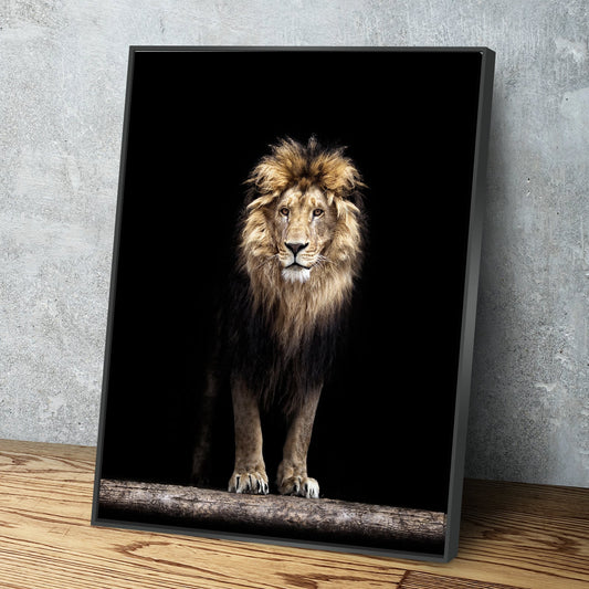 Lion Wall Art | Lion Canvas | Majestic Lion Canvas Wall Art Set