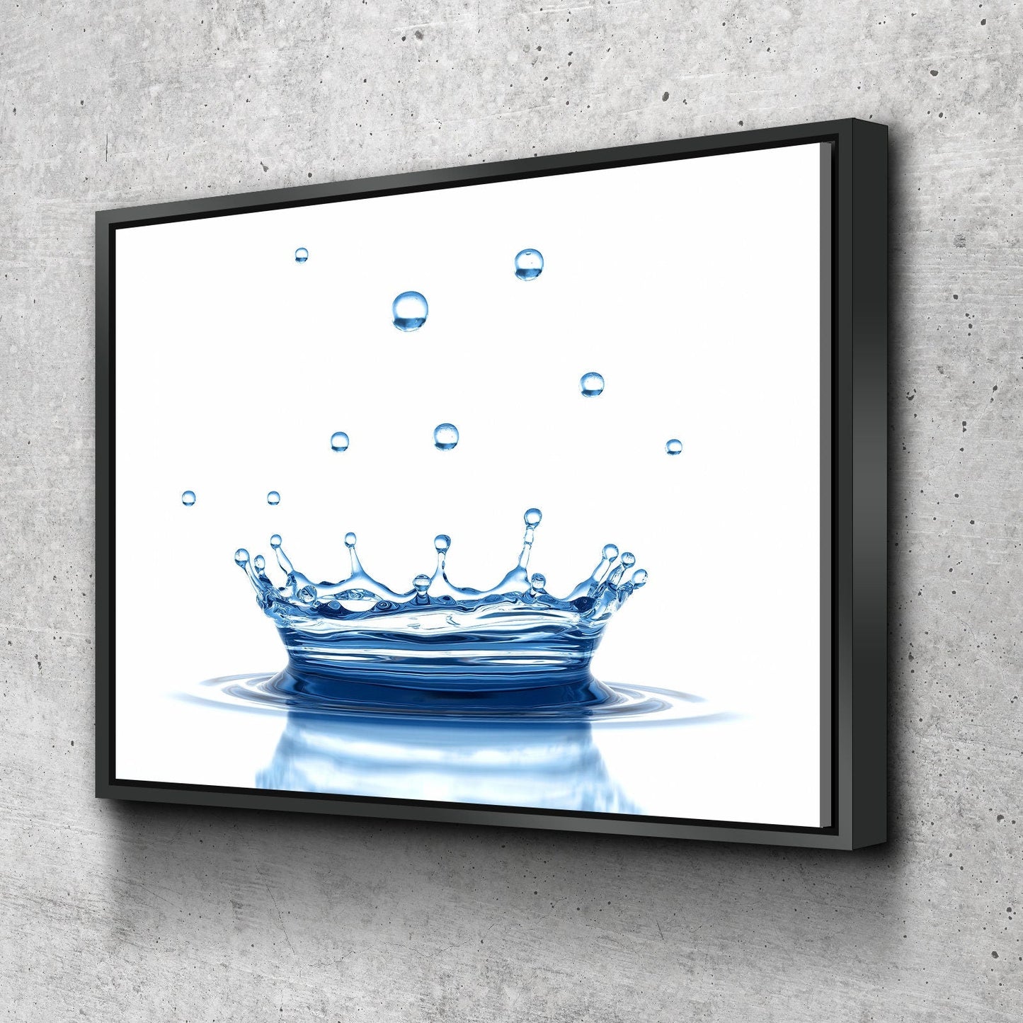 Water Crown Landscape Bathroom Wall Art | Bathroom Wall Decor | Bathroom Canvas Art Prints | Canvas Wall Art