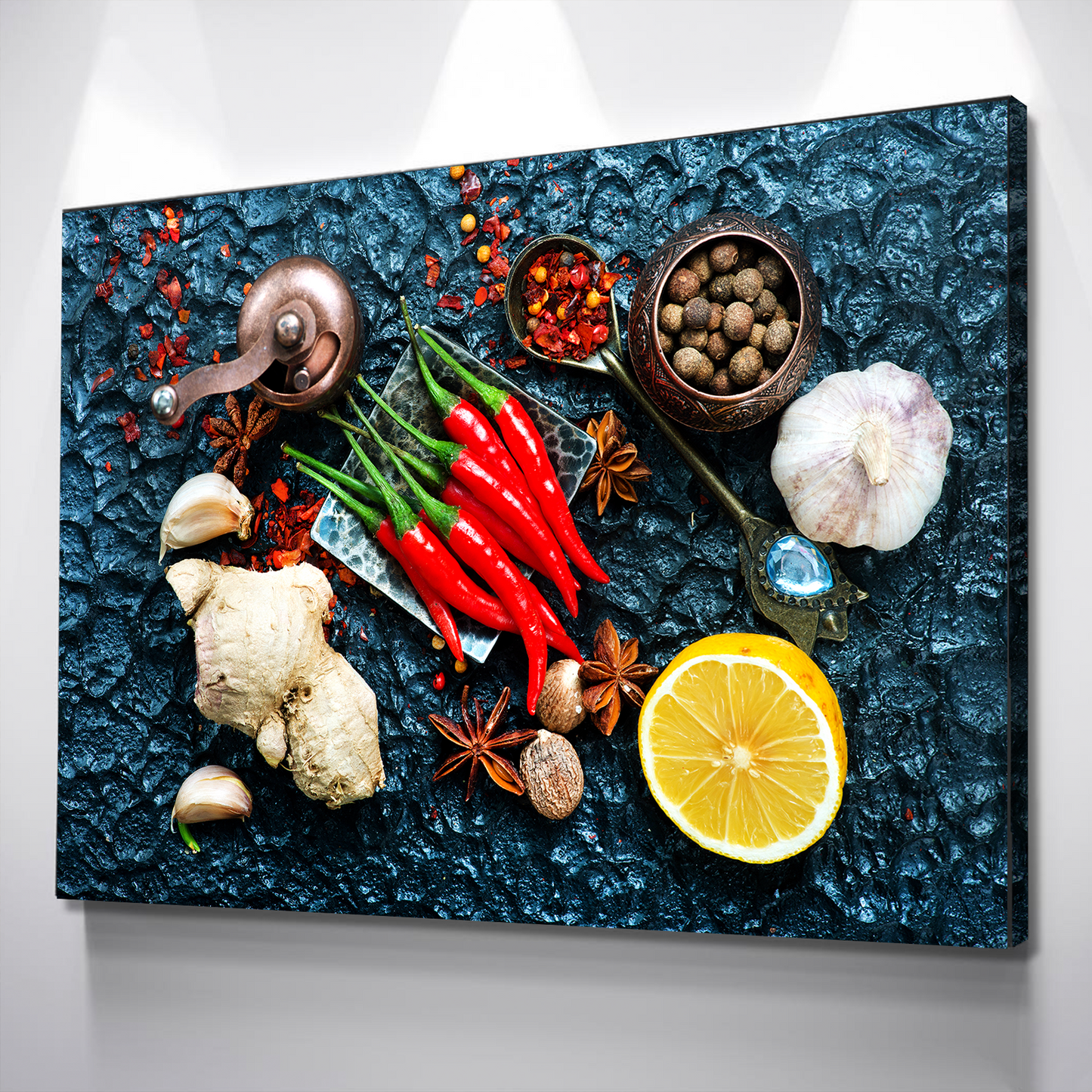 Kitchen Wall Art | Kitchen Canvas Wall Art | Kitchen Prints | Kitchen Artwork | Aroma Spices