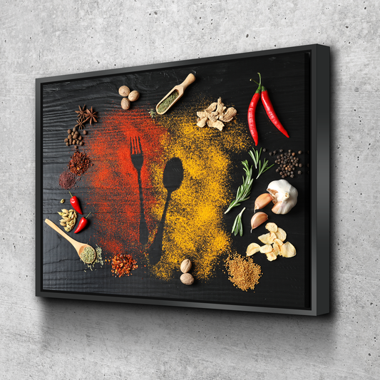 Kitchen Wall Art | Kitchen Canvas Wall Art | Kitchen Prints | Kitchen Artwork | Spices