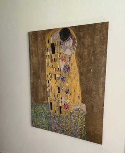 The Kiss Gustav Klimt Poster – Canvas Wall Art Reproduction