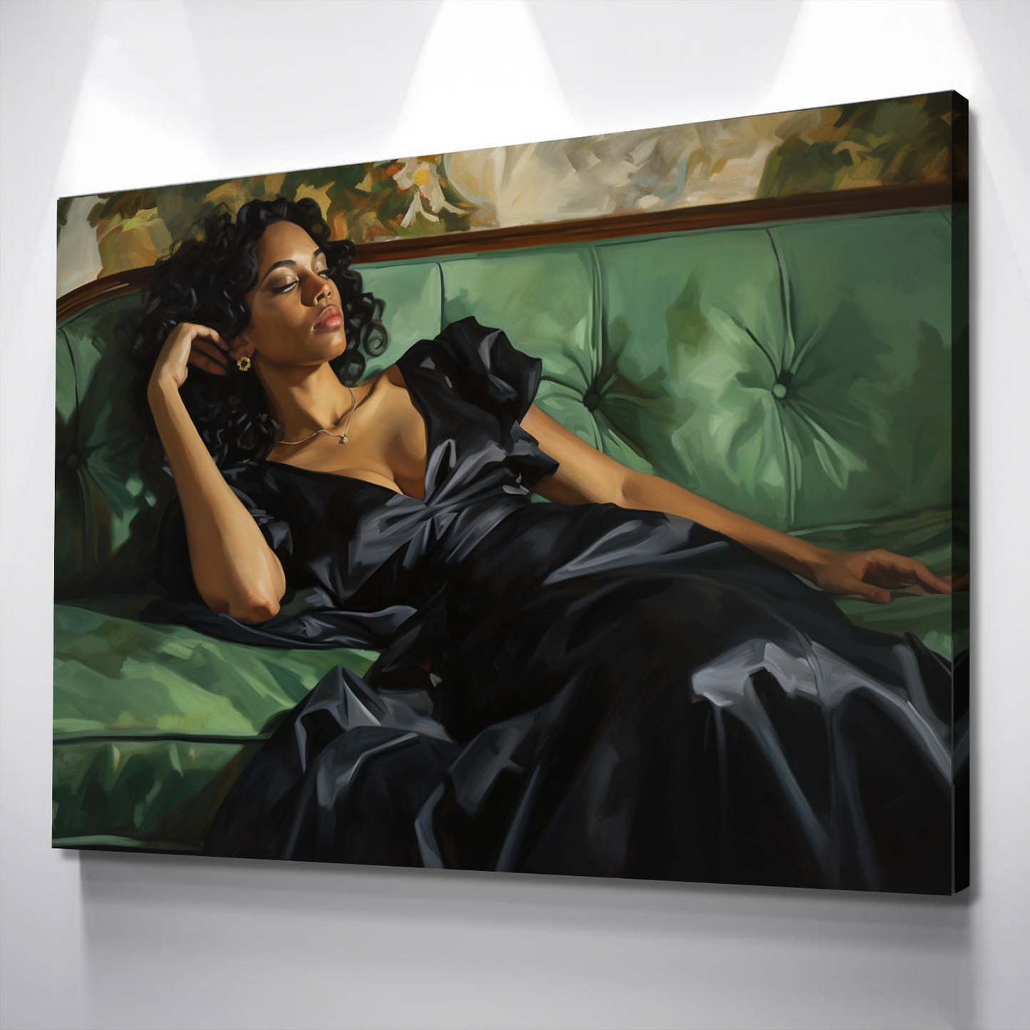 After the Party | African American Wall Art | African Canvas Art | Canvas Wall Art | Black History Month Canvas Art