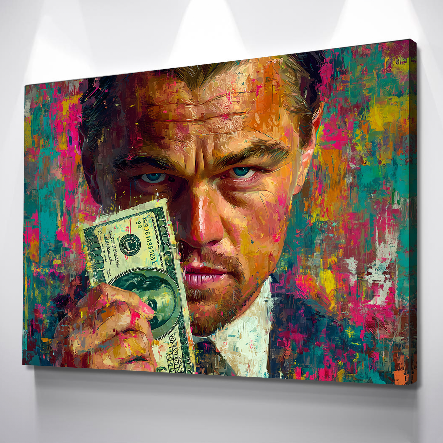 “Eye on the Money” Power Canvas Print