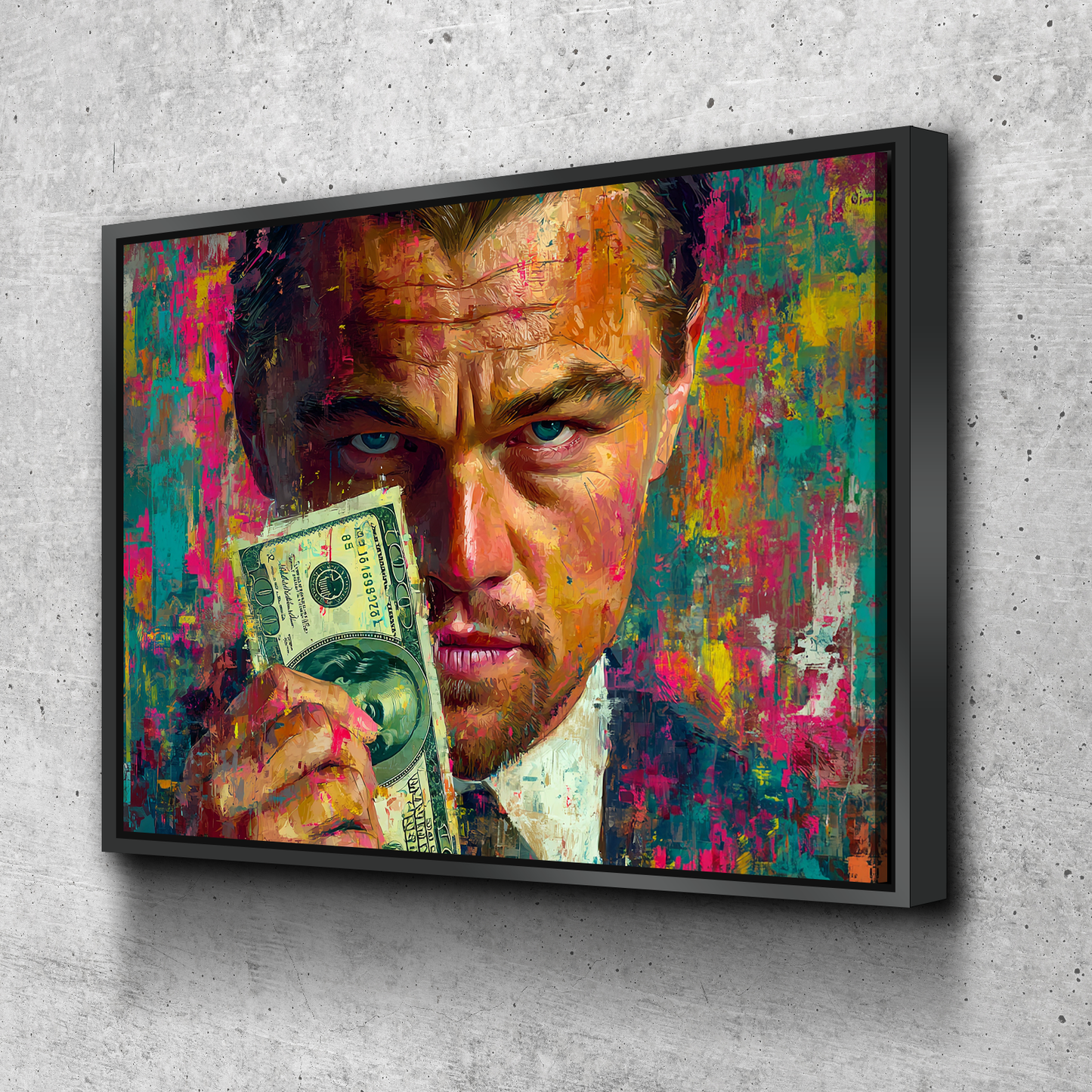 “Eye on the Money” Power Canvas Print