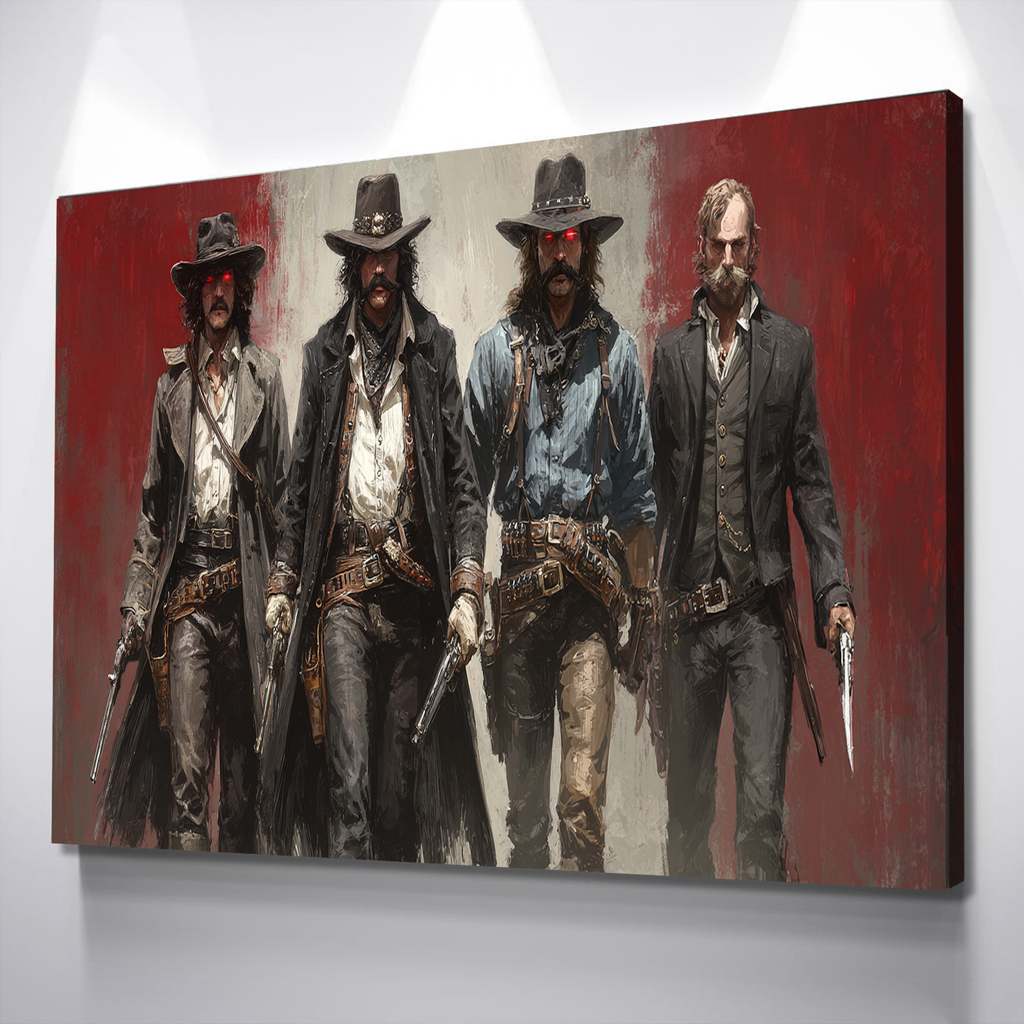 “Gunslinger Brotherhood” Western Wall Art Tombstone Movie Inspired