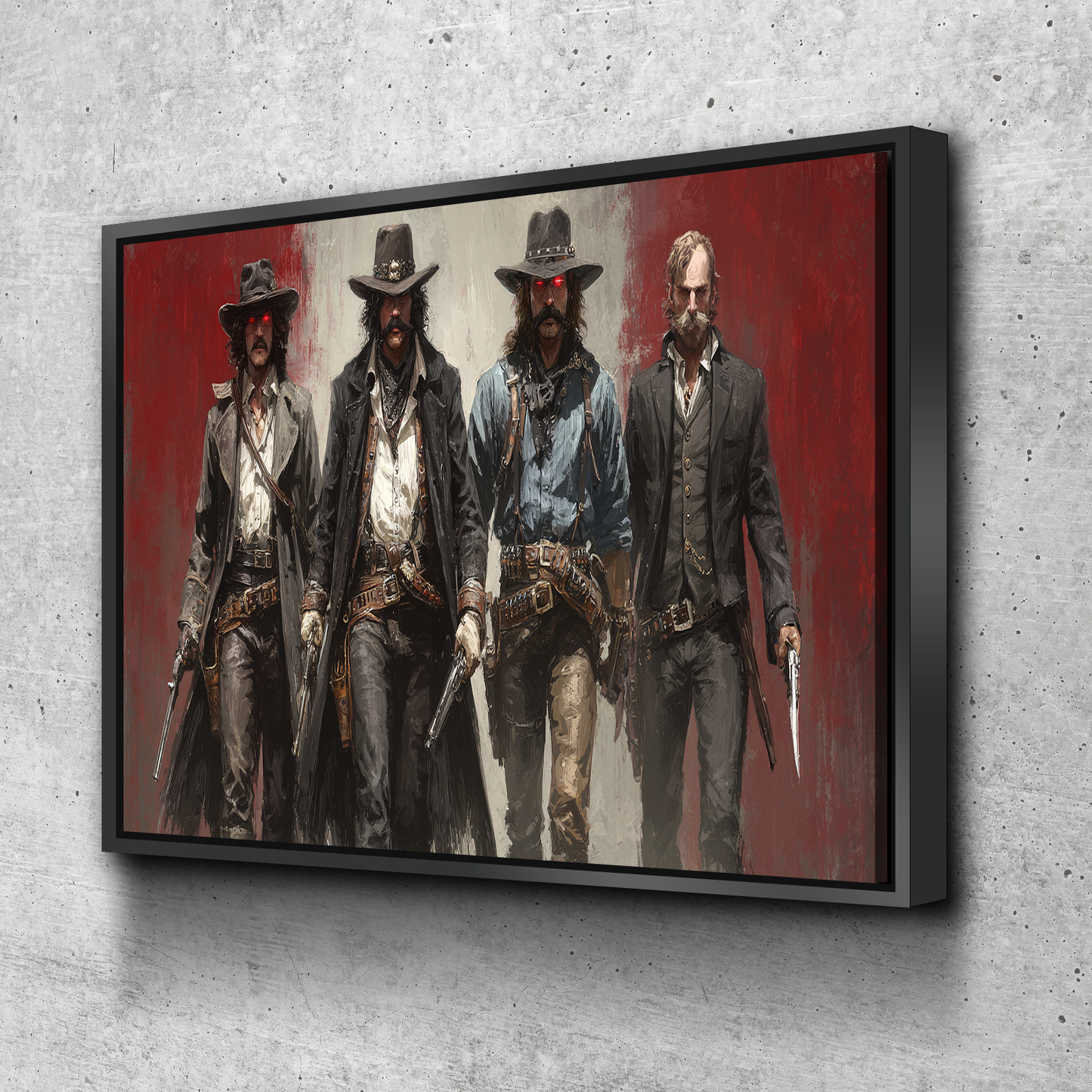 “Gunslinger Brotherhood” Western Wall Art Tombstone Movie Inspired