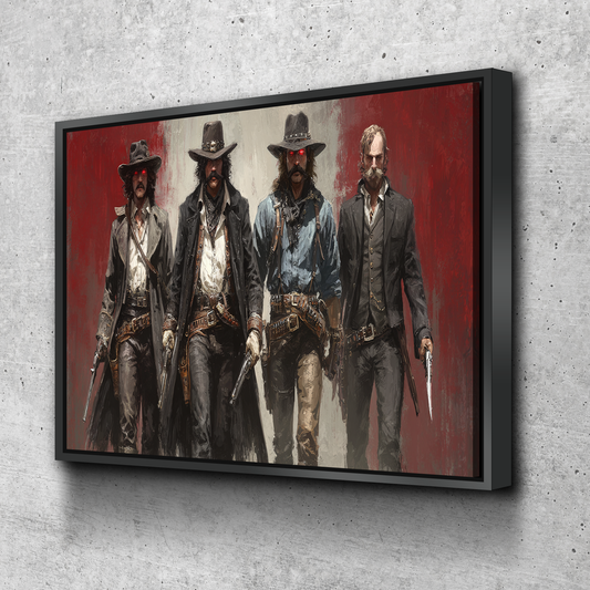 “Gunslinger Brotherhood” Western Wall Art Tombstone Movie Inspired