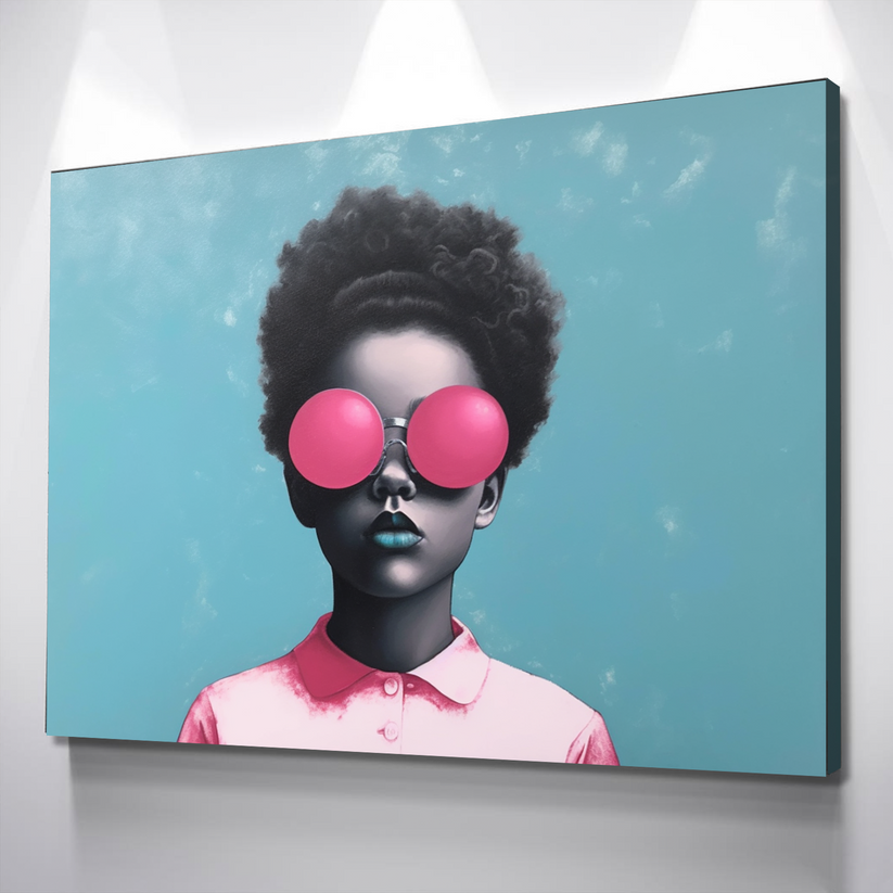 Bubblegum Girl Canvas V2