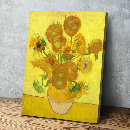 Van Gogh Sunflower Print | Van Gogh Prints | Canvas Wall Art