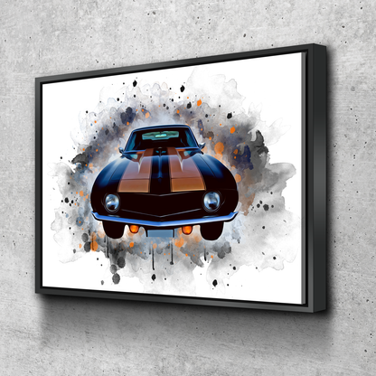 Custom Car Portrait | Father's Day Gift | Portrait from Photo | Car Watercolor | Gift for Car Lovers | Canvas Wall Art | Car Illustration